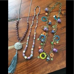 3 Fun necklaces